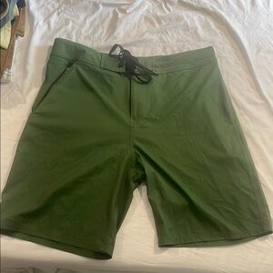 DRY POCKET Men's Green Swim Shorts